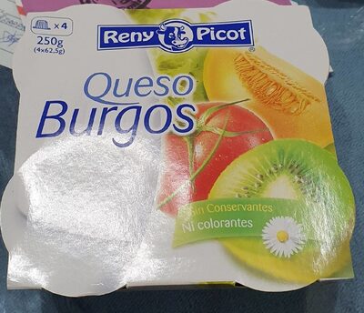 [QUESO0215] RENY PICOT QUESO BURGOS PACK 4 X 62.5 GR