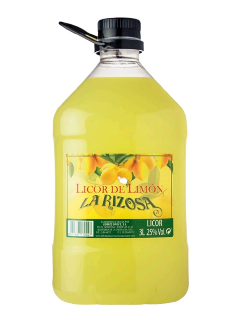 [LICOR0120] LA RIZOSA LICOR LIMON 3L