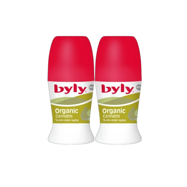 [DESODORANTE0054] BYLY DESODORANTE ORGANIC CANNABIS ROLL ON PACK 2