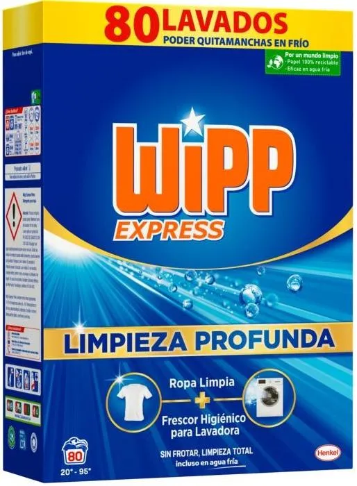[DETERGENTEAUTO0039] WIPP AUTOMATICAS 80 CACITOS