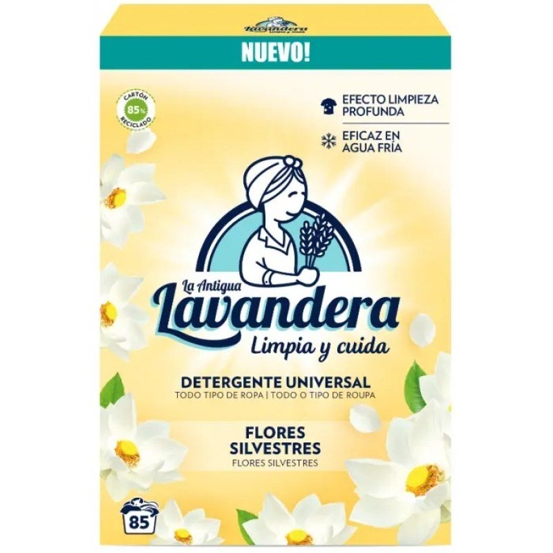 [DETERGENTEAUTO0149] LAVANDERA DETERGENTE POLVO 85 DOSIS