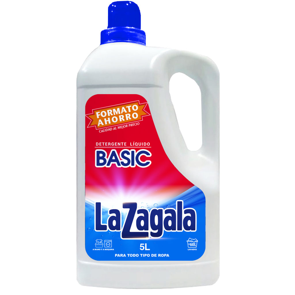LA ZAGALA DETERGENTE LÍQUIDO BASIC  5 L