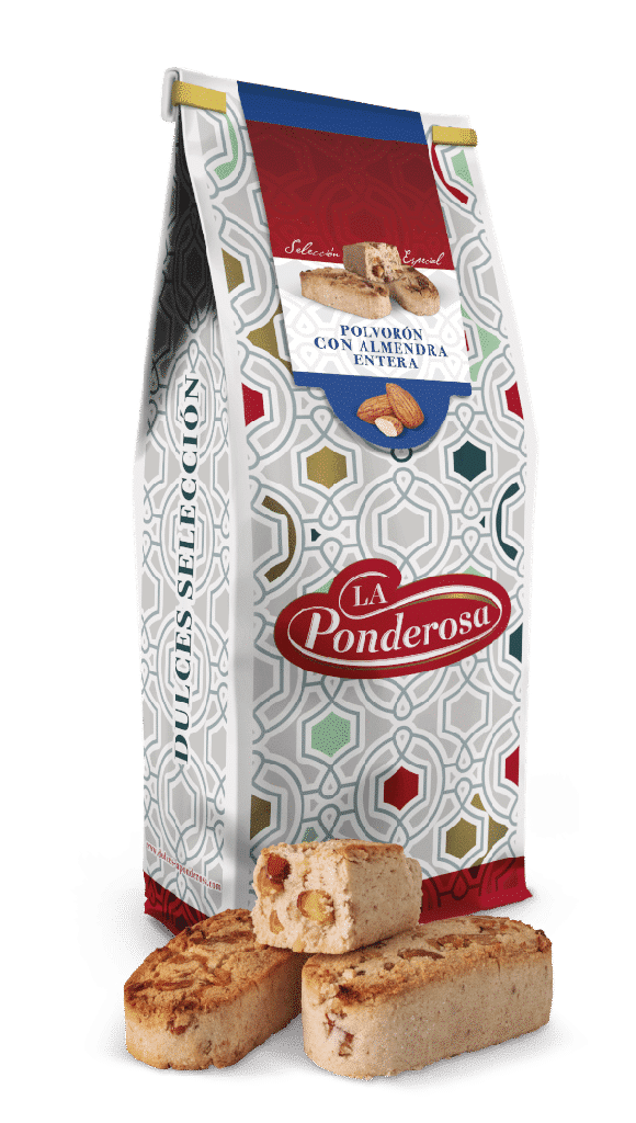 [MANTECADOS0017] PONDEROSA POLVORON ALMENDRA  2.5 K