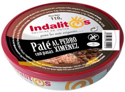[PATE0082] INDALITOS PATE PEDRO XIMENEZ 110 GR
