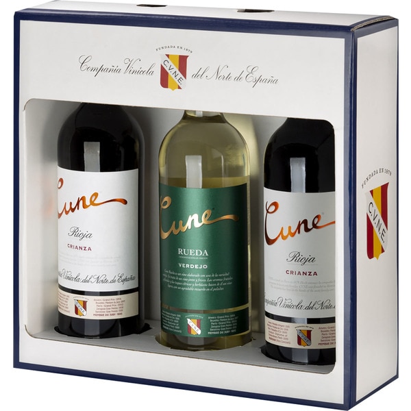 [RIOJA0066] CUNE PACK 2 RIOJA CRIANZA + 1 RUEUDA VERDEJO