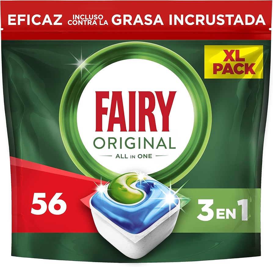 [LAVAVAJILLAS0068] FAIRY CAPSULAS 28+28 TODO EN 1
