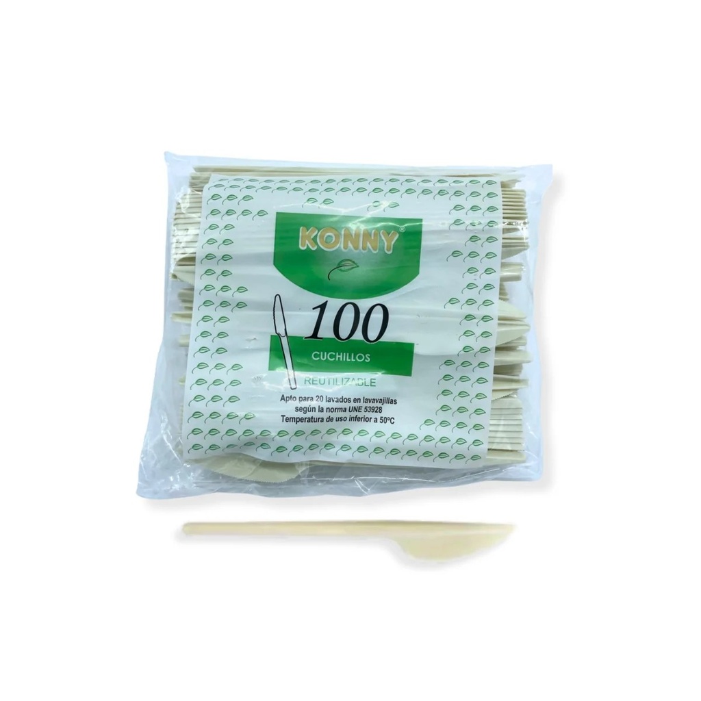 KONNY CUCHILLOS PLÁSTICO 100