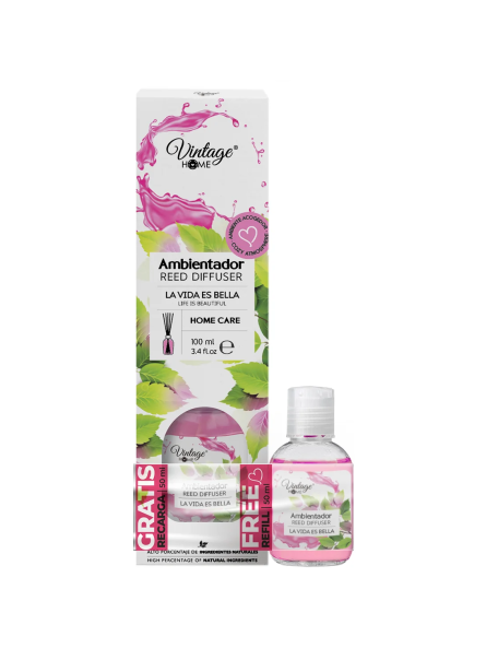VINTAGE MIKADO AMBIENTADOR BELLA 100+50ML