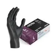 GUANTES NITRILO EXAMEN NEGRO UND TALLA L