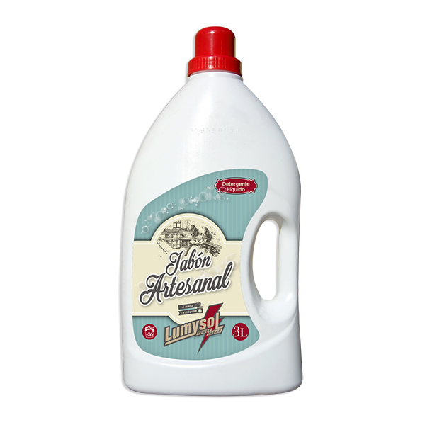 LUMYSOL DETERGENTE LIQUIDO JABON ARTESANAL 3 L