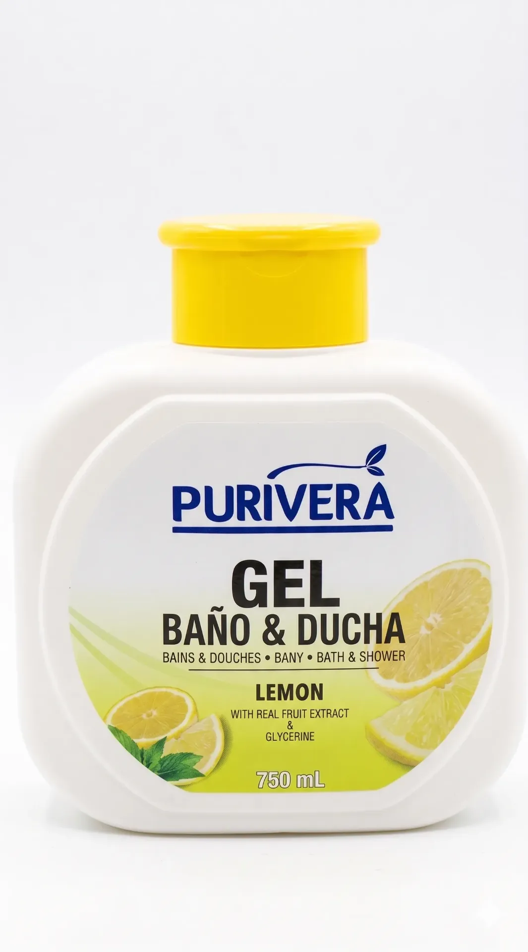 PURIVERA GEL BAÑO LEMON 750 ML