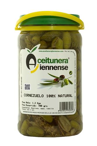 ACEITUNERA JIENNENSE ACEITUNAS CORNEZUELO GORDAL 1,2 KG.
