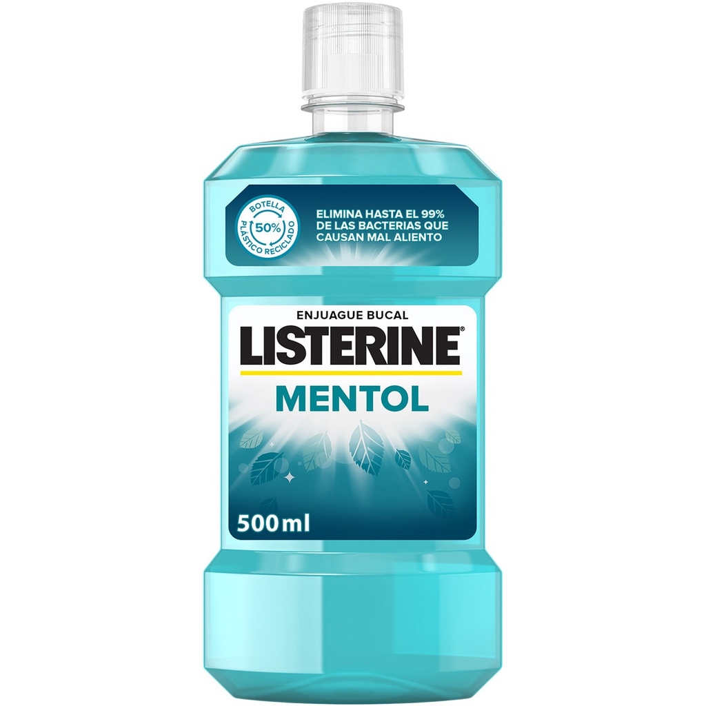 LISTERINE ELIXIR MENTOL 250 ML