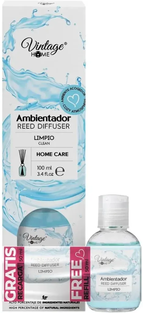VINTAGE MIKADO AMBIENTADOR LIMPIO 100+ RECAMBIO 50 ML
